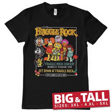 Läs mer om Fraggle Rock Concert Big & Tall T-Shirt, T-Shirt