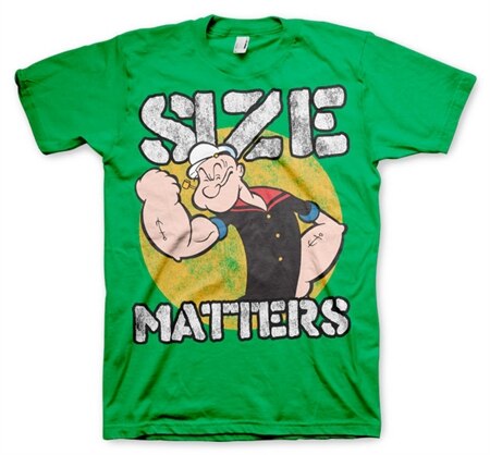 Läs mer om Popeye - Size Matters T-Shirt, T-Shirt
