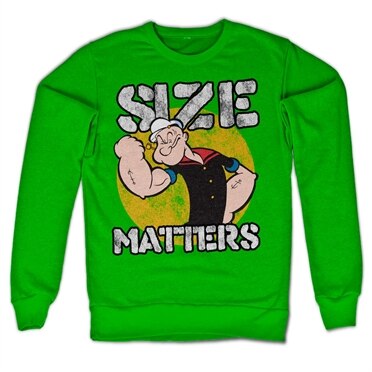 Läs mer om Popeye - Size Matters Sweatshirt, Sweatshirt