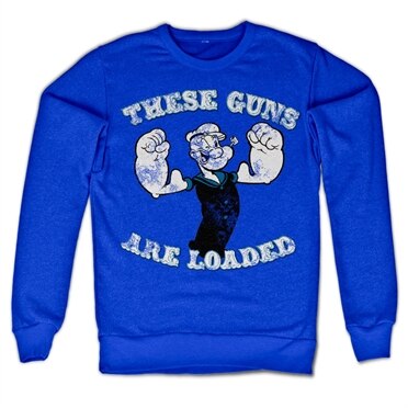 Läs mer om Popeye - These Guns Are Loaded Sweatshirt, Sweatshirt
