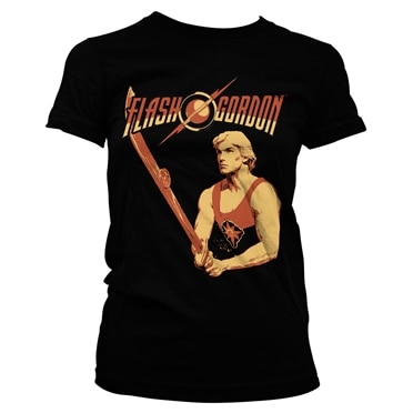 Läs mer om Flash Gordon Retro Girly Tee, T-Shirt