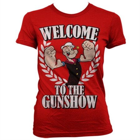 Läs mer om Popeye - Welcome To The Gunshow Girly T-Shirt, T-Shirt