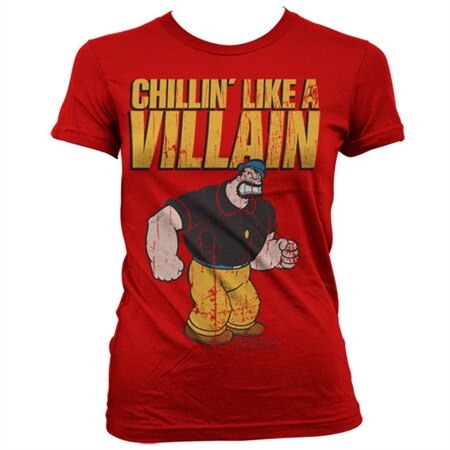 Läs mer om Chillin´Like A Villain Girly T-Shirt, T-Shirt