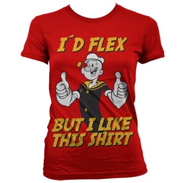 Läs mer om Popeye - I´d Flex Girly T-Shirt, T-Shirt