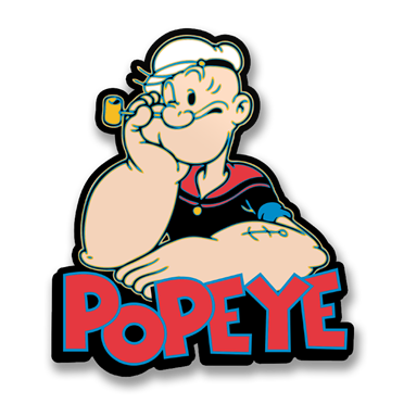 Läs mer om Popeye Color-Off Sticker, Accessories