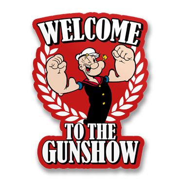 Läs mer om Welcome To The Gunshow Sticker, Accessories