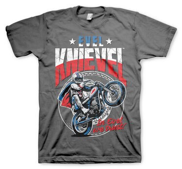 Läs mer om Evel Knievel Wheelie T-Shirt, T-Shirt
