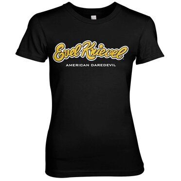 Läs mer om Evel Knievel Logo Girly Tee, T-Shirt