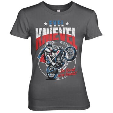 Läs mer om Evel Knievel Wheelie Girly Tee, T-Shirt
