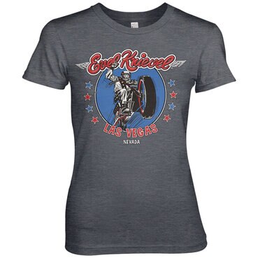 Läs mer om Evel Knievel In Las Vegas Girly Tee, T-Shirt