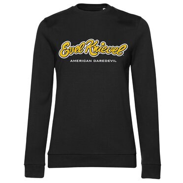 Läs mer om Evel Knievel Logo Girly Sweatshirt, Sweatshirt