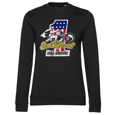 Läs mer om Evel Knievel No. 1 Girly Sweatshirt, Sweatshirt