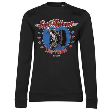 Läs mer om Evel Knievel In Las Vegas Girly Sweatshirt, Sweatshirt
