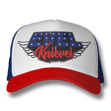 Läs mer om Evel Knievel - American Daredevil Trucker Cap, Accessories