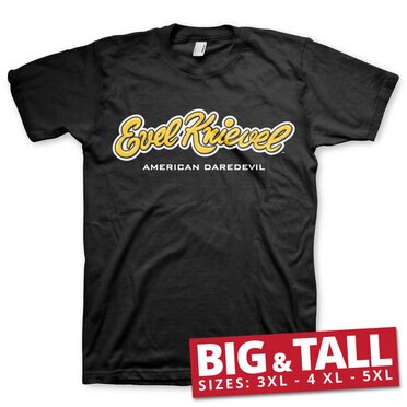 Läs mer om Evel Knievel Logo Big & Tall T-Shirt, T-Shirt