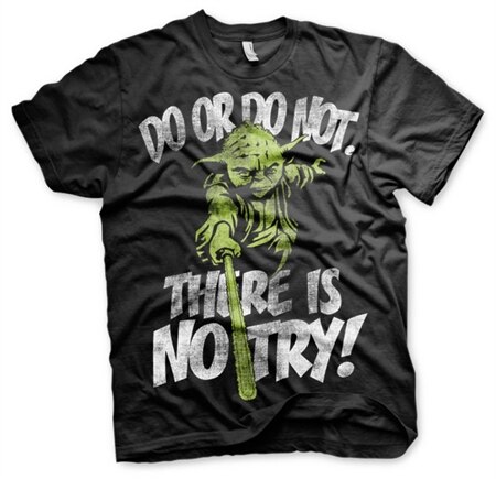 There Is No Try - Yoda T-Shirt, Basic Tee
