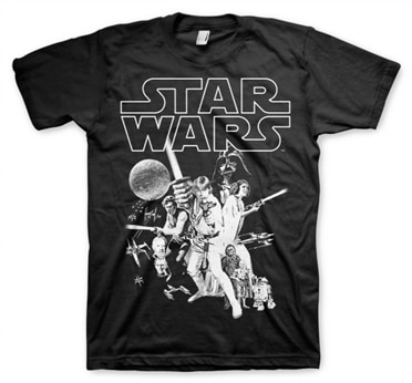 Star Wars Classic Poster T-Shirt, Basic Tee