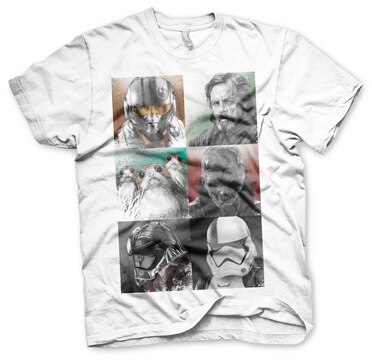 The Last Jedi Characters T-Shirt, Basic Tee