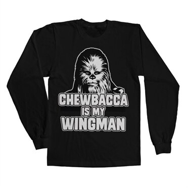 Chewbacca Is My Wingman Long Sleeve Tee , Long Sleeve T-Shirt