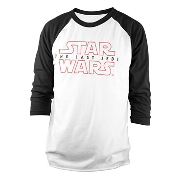 Star Wars - The Last Jedi Logo Baseball Long Sleeve T-Shirt, Baseball Long Sleeve T-Shirt