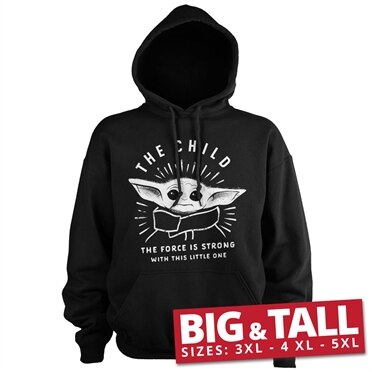 The Force Is Strong With This Little One Big & Tall Hoodie, Big & Tall Hoodie Pullover