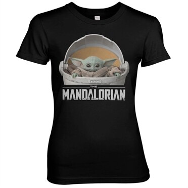 The Mandalorian Baby Yoda Crib Girly Tee, Girly Tee