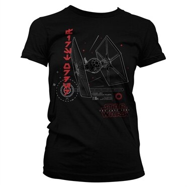 The Last Jedi - T-0926 Tie Fighter Girly Tee, Girly Tee