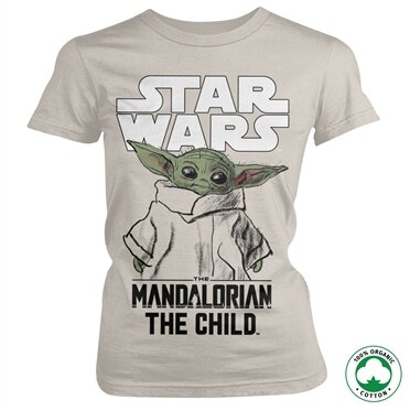Star Wars - Mandalorian Child Organic Girly T-Shirt, 100% Organic Girly T-Shirt
