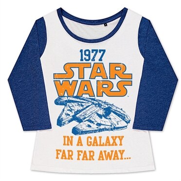 Star Wars 1977 Girly Baseball Tee, Girly Baseball Tee
