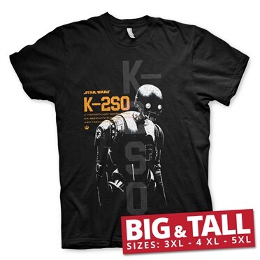 Star Wars Rouge One K-2SO Big & Tall T-Shirt, Big & Tall T-Shirt