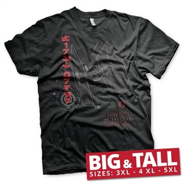 The Last Jedi - T-0926 Tie Fighter Big & Tall T-Shirt, Big & Tall T-Shirt