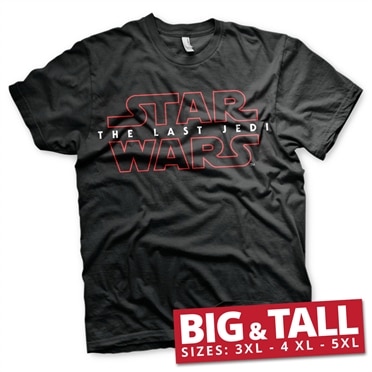 Star Wars - The Last Jedi Logo Black Big & Tall T-Shirt, Big & Tall T-Shirt