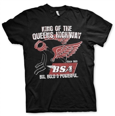 Läs mer om B.S.A. King Of The Queens Highway T-Shirt, T-Shirt