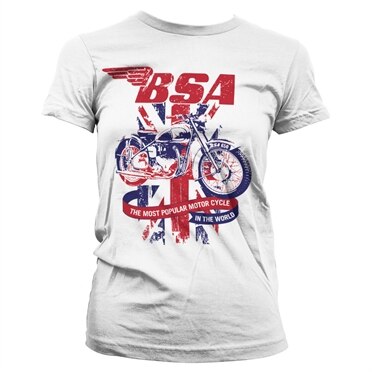 Läs mer om B.S.A. Union Jack Girly Tee, T-Shirt