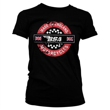 Läs mer om B.S.A. - Made In England Girly Tee, T-Shirt
