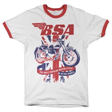 Läs mer om B.S.A. Union Jack Ringer Tee, T-Shirt