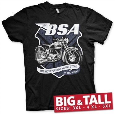 Läs mer om B.S.A. 650 Shield Big & Tall T-Shirt, T-Shirt