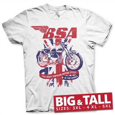 Läs mer om B.S.A. Union Jack Big & Tall T-Shirt, T-Shirt