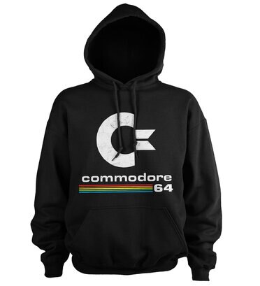 Läs mer om Commodore 64 Washed Logo Hoodie, Hoodie