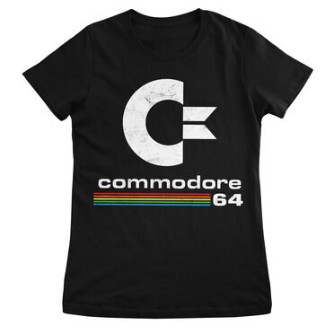 Läs mer om Commodore 64 Washed Logo Girly Tee, T-Shirt