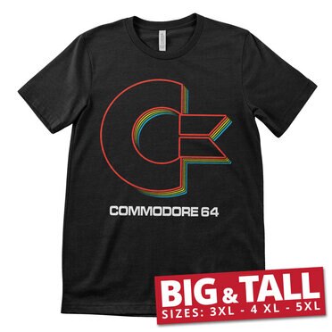 Läs mer om Commodore Spectrum Logo Big & Tall T-Shirt, T-Shirt