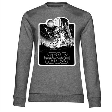 Star Wars Deathstar Poster Girly Sweatshirt, Girly Sweatshirt