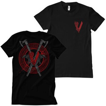 Läs mer om Vikings - Raven and Axe T-Shirt, T-Shirt