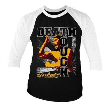 Läs mer om Bloodsport - Death Touch Baseball 3/4 Sleeve Tee, Long Sleeve T-Shirt