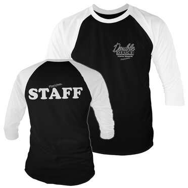 Läs mer om Double Deuce STAFF Baseball 3/4 Sleeve Tee, Long Sleeve T-Shirt