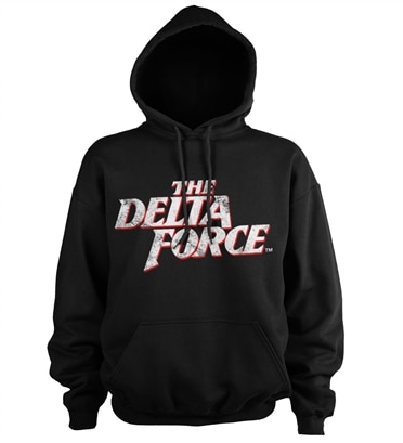 The Delta Force Washed Logo Hoodie, Hooded Pullover