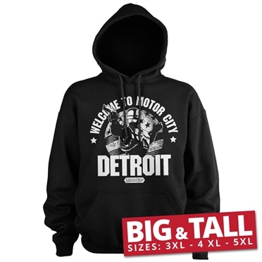 Robocop - Welcome To Motor City Big & Tall Hoodie, Big & Tall Hooded Pullover