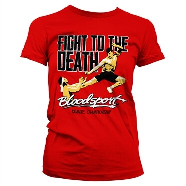 Bloodsport - Fight To The Death Girly Tee, Girly Tee