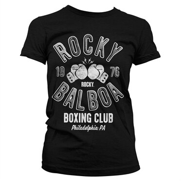 Läs mer om Rocky Balboa Boxing Club Girly Tee, T-Shirt