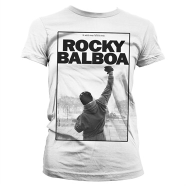 Läs mer om Rocky Balboa - It Aint Over Girly Tee, T-Shirt